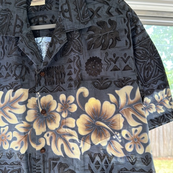 Vintage Men’s Hawaiian Togs cotton shirt size L - Picture 10 of 11